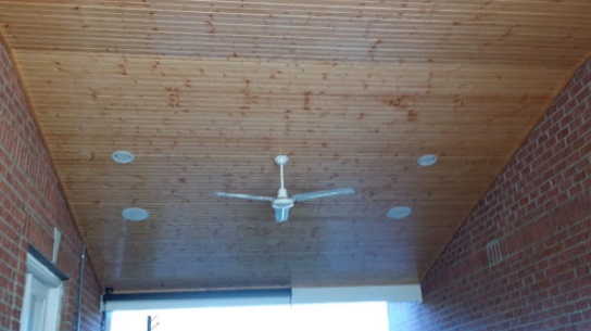 Ceiling mounted surround speakers